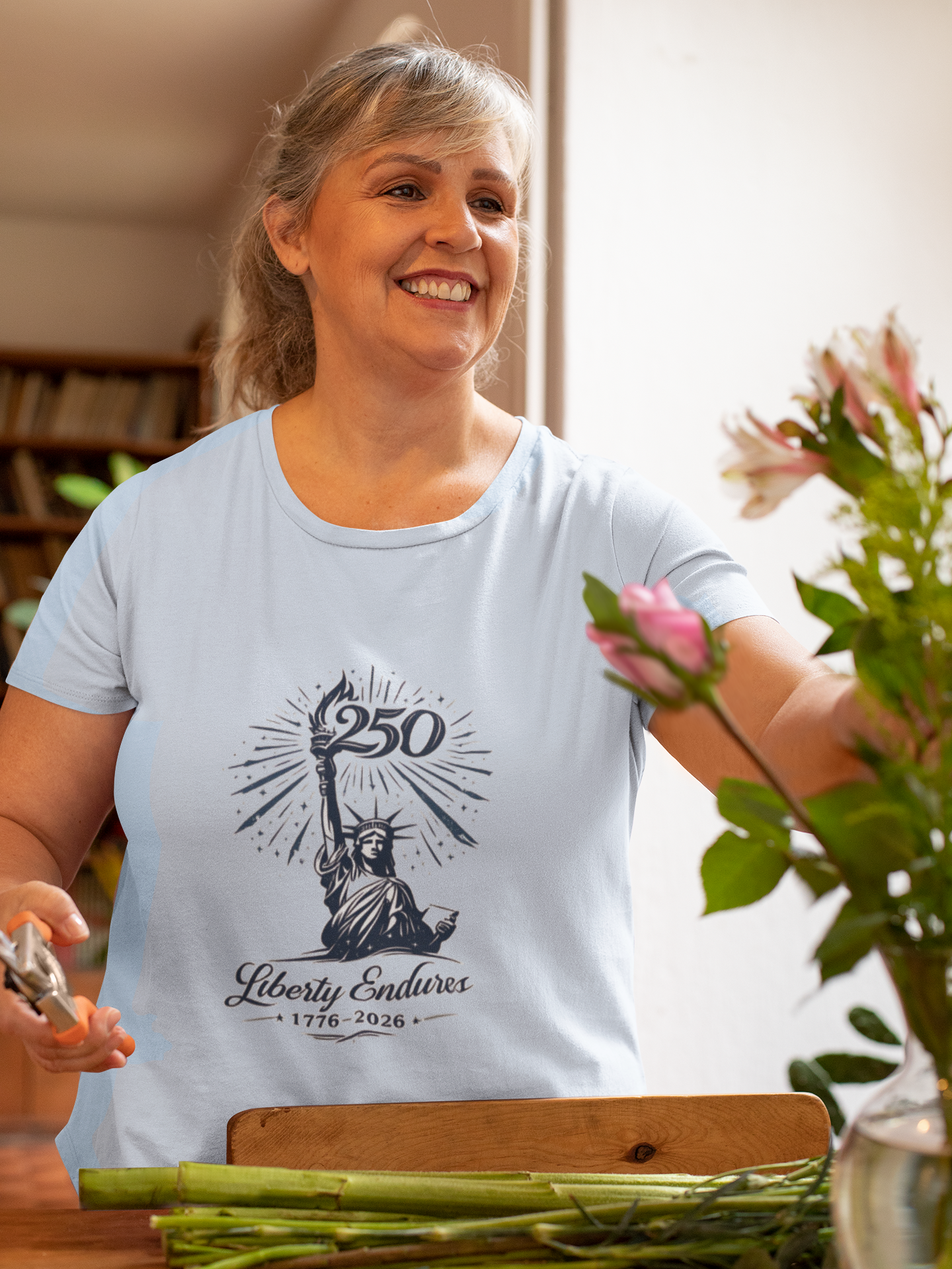 Liberty Statue 250th Anniversary T-Shirt | USA Semiquincentennial 2026 | American Independence Patriotic Gift | 1776-2026 Celebration Tee