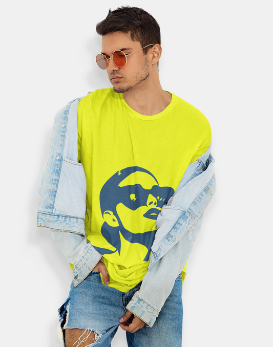 Retro Pop Art Sunglasses Face T-Shirt | Bold 60s 70s Vintage Cool Style | Gift for Art Lover Vintage Enthusiast | Groovy Statement Tee