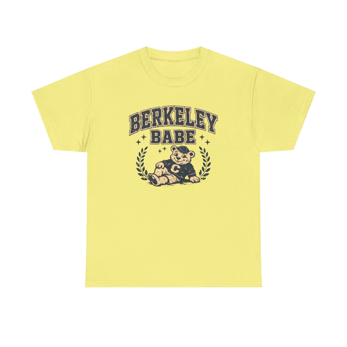 Berkeley Babe Tee — Vintage Campus Bear Graphic T‑Shirt