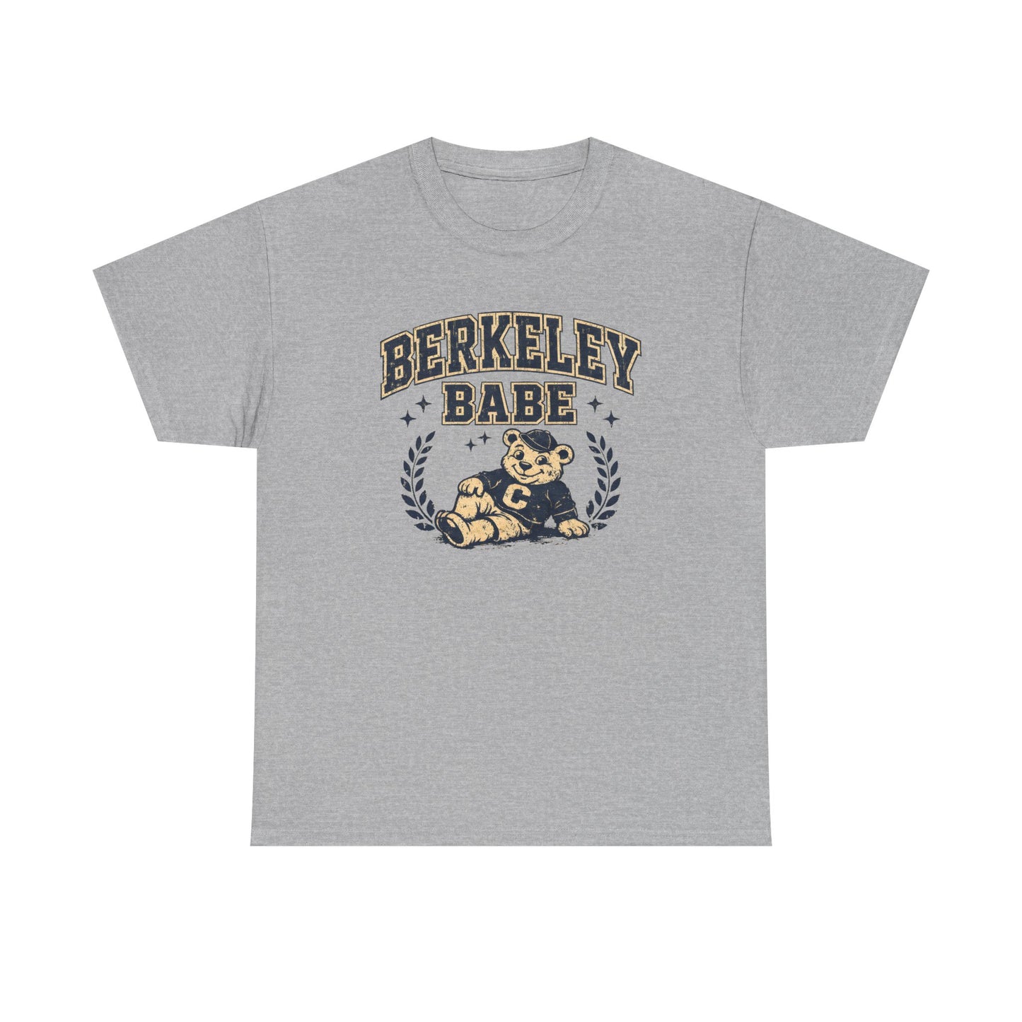 Berkeley Babe Tee — Vintage Campus Bear Graphic T‑Shirt
