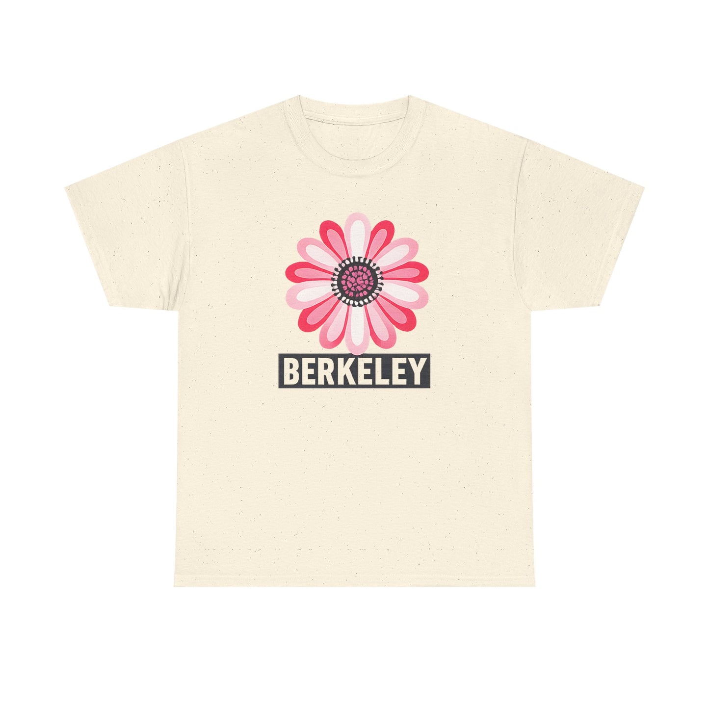 Berkeley Pink Daisy T-Shirt | Floral California College Town Gift | UC Berkeley Student Alumni Local Pride | Feminine Flower Shirt