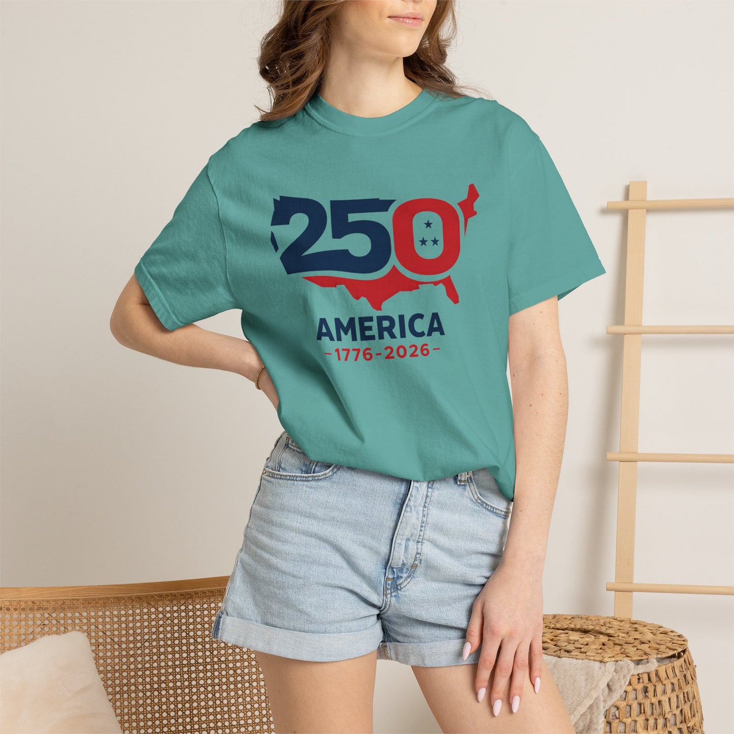 250 America 1776-2026 T-shirt | US Map Centennial Anniversary
