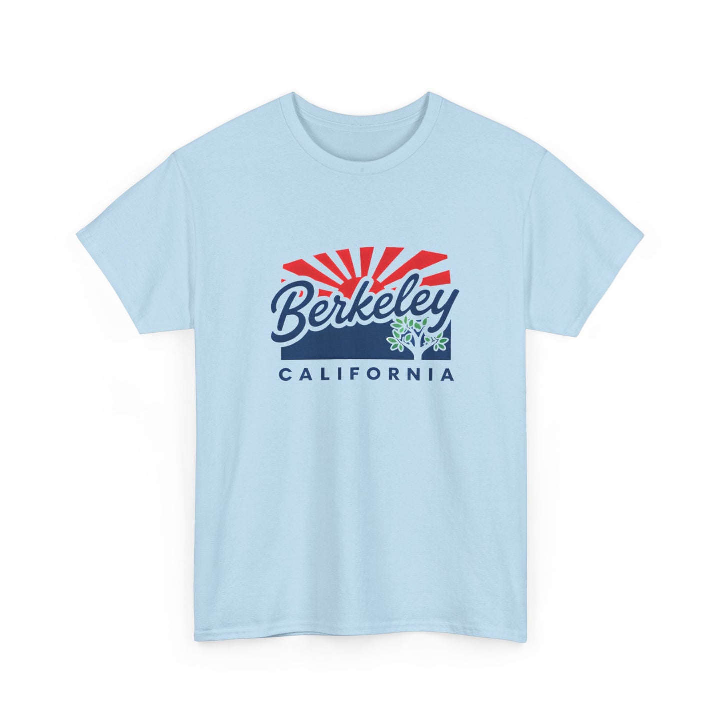 Berkeley California Retro Sunrise T-Shirt | 70s Vintage Script Tee | Bay Area Sunset Vibes Gift | UC Berkeley Alumni Student Local Pride