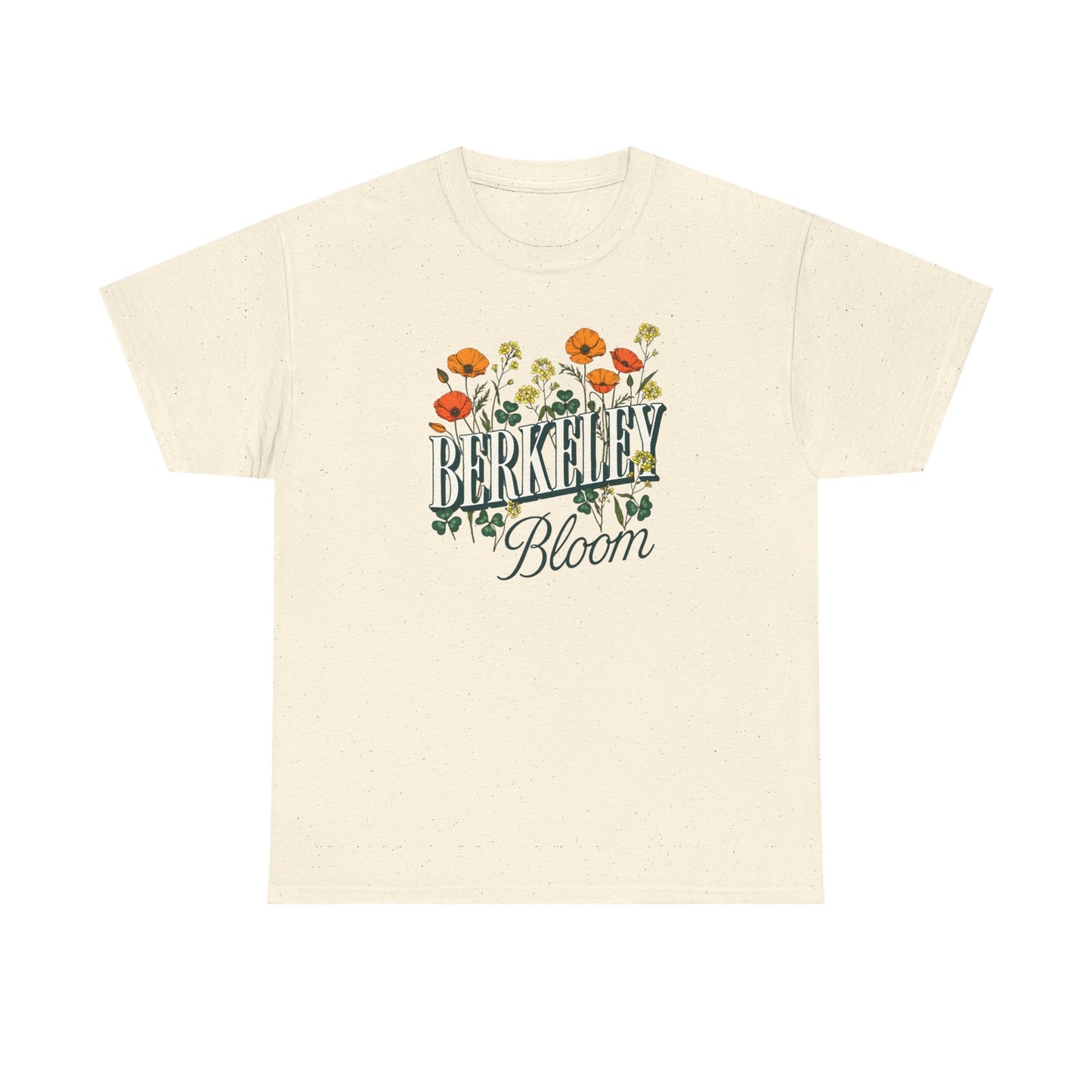Berkeley Bloom Floral Tee — 'Berkeley Bloom' Vintage Botanical T-Shirt