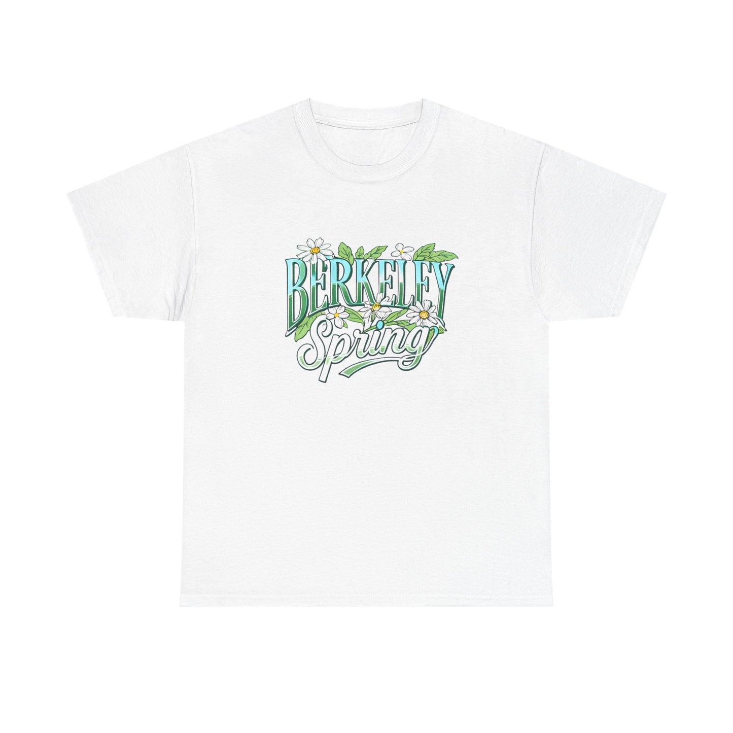 Berkeley California T-Shirt | Retro Spring Floral Script Tee | Bay Area College Town Gift | UC Berkeley Alumni Student Local Pride Shirt