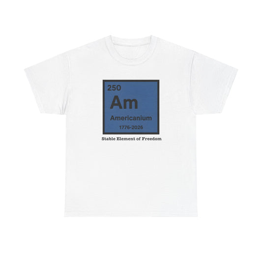 Americium Element T-Shirt | Periodic Table Chemistry Science Tee | Gift for Chemist Physicist STEM Teacher | Nerdy Science Lover Gift