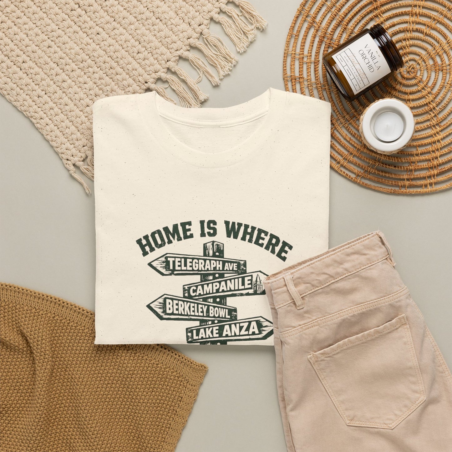 Berkeley Is Signpost T-Shirt — Home Is Where | College Town Graphic Tee