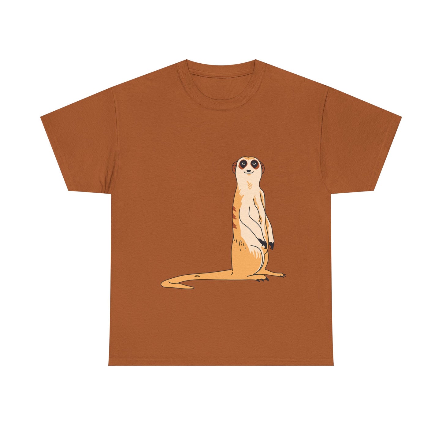 Meerkat T-Shirt | Wildlife Animal Illustration Tee | Gift for Animal Lover Zoo Enthusiast Safari Fan | Cute Desert Creature Shirt