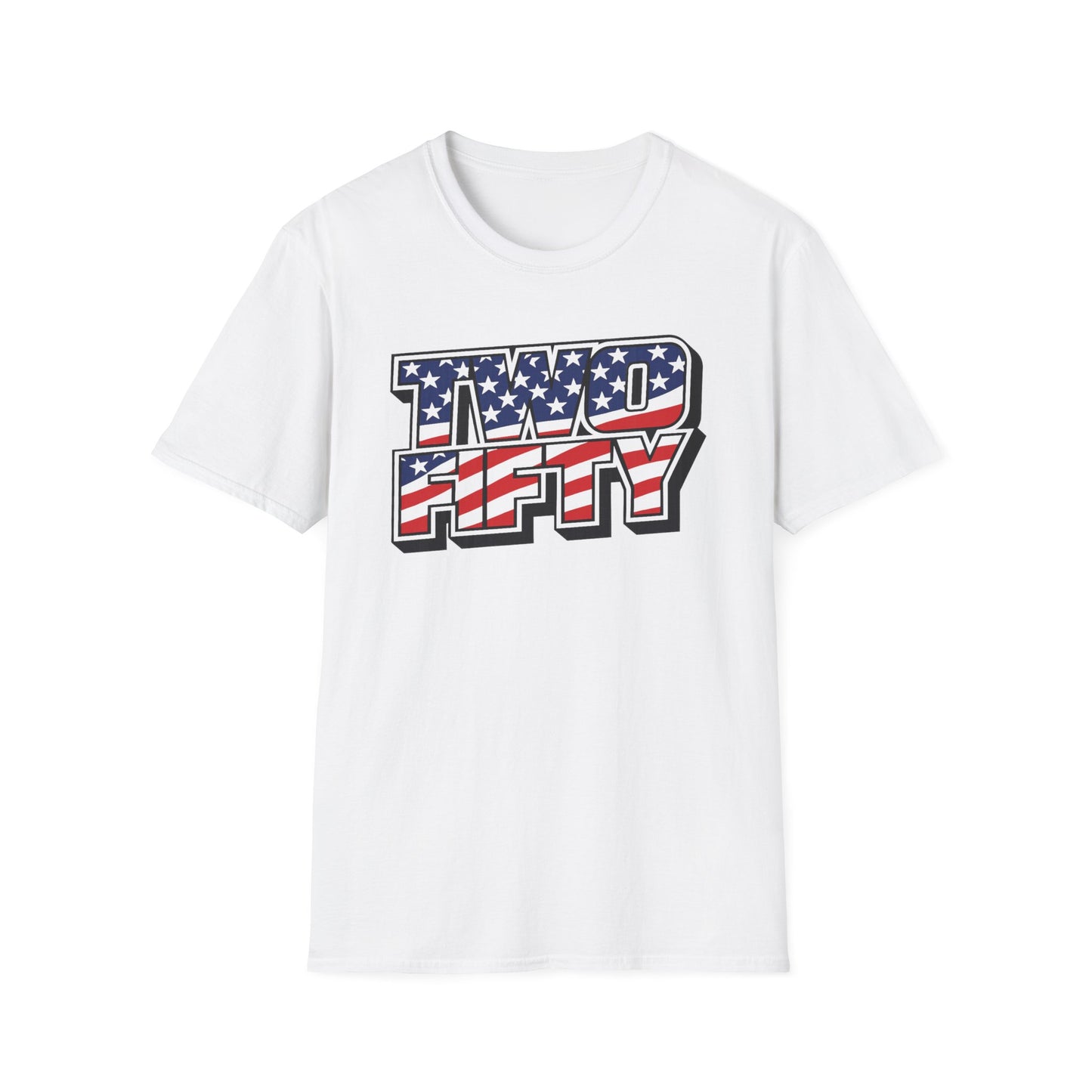 Two Fifty American Flag T-Shirt | 250th USA Anniversary Semiquincentennial 2026 | Patriotic Independence Day Gift | 1776-2026 Stars Stripes