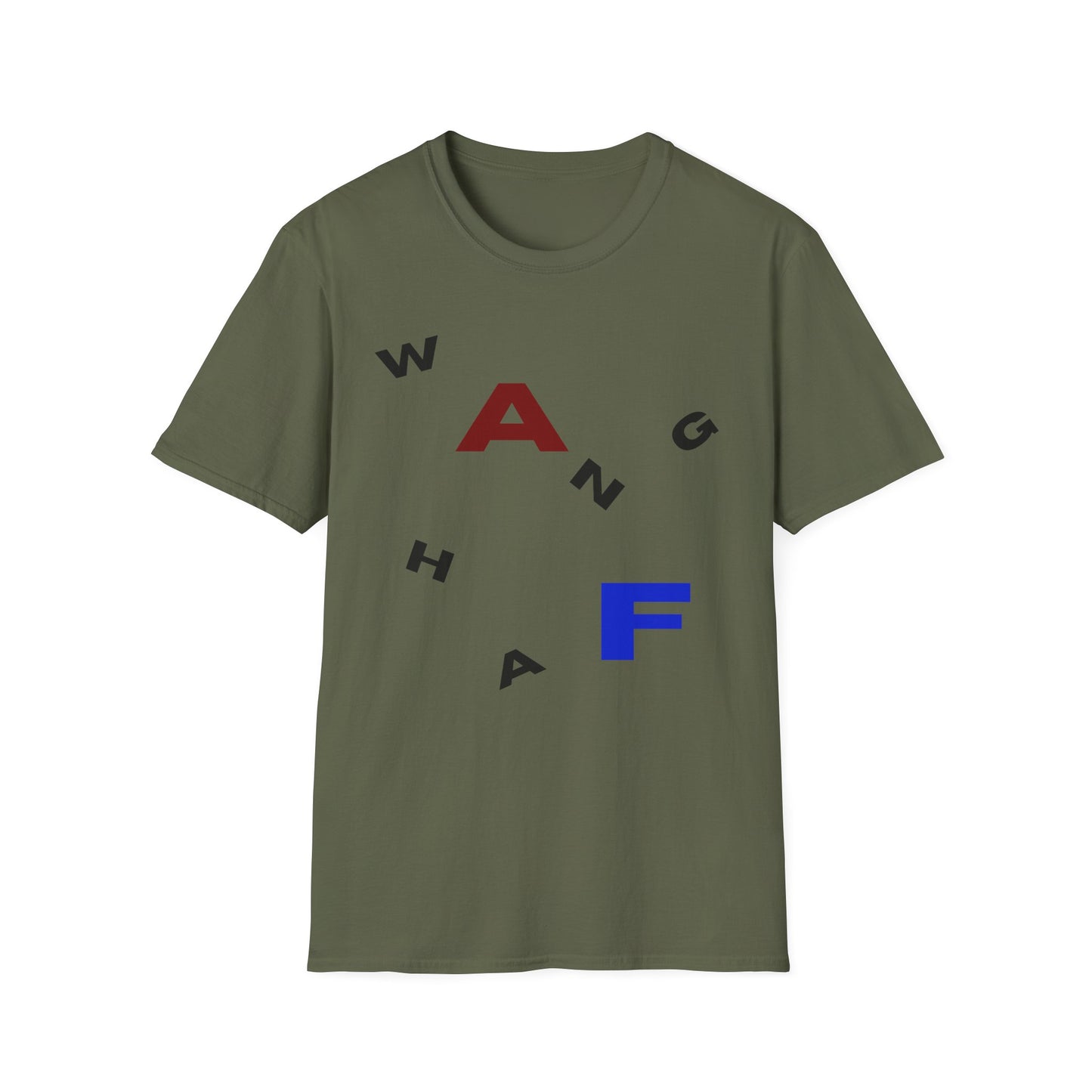 Wanghaf America First T-Shirt | Minimalist Political Typography Conservative | Patriotic Statement Gift | Political Slogan Pride Tee