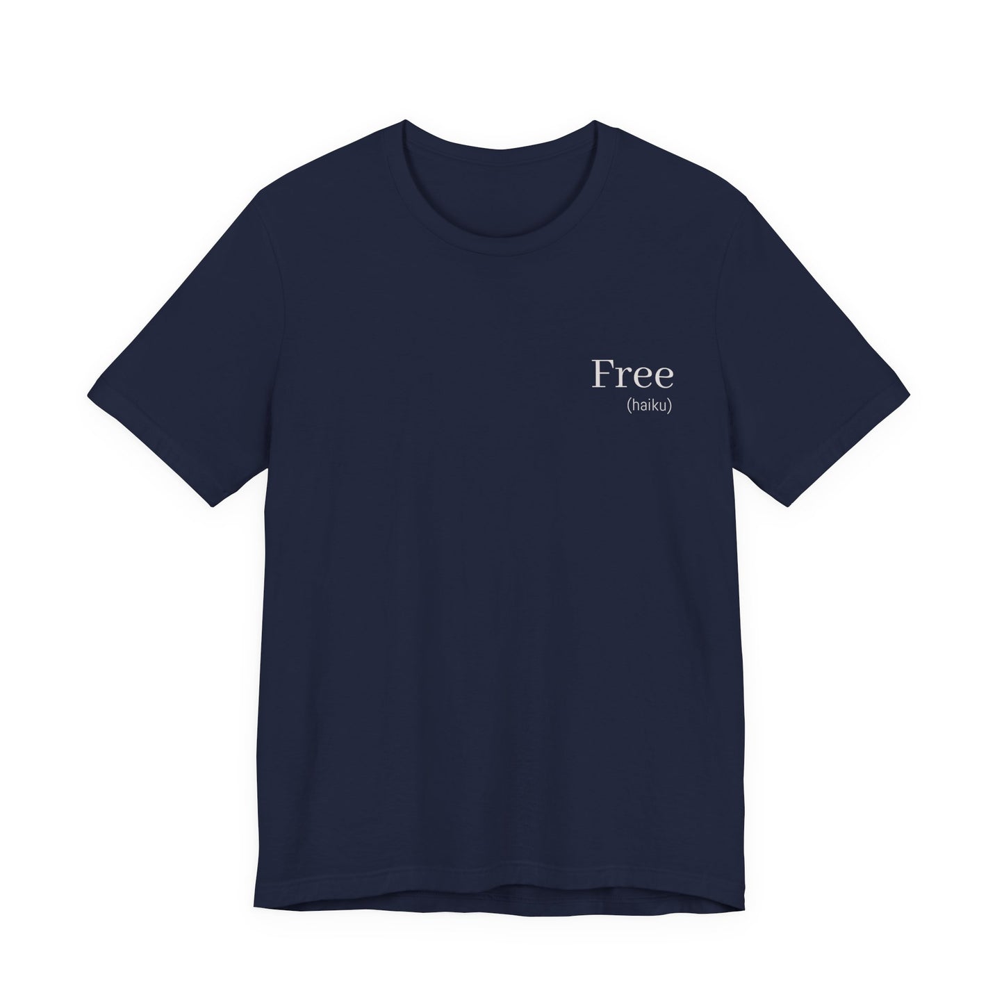 Free — Minimalist Text Tee