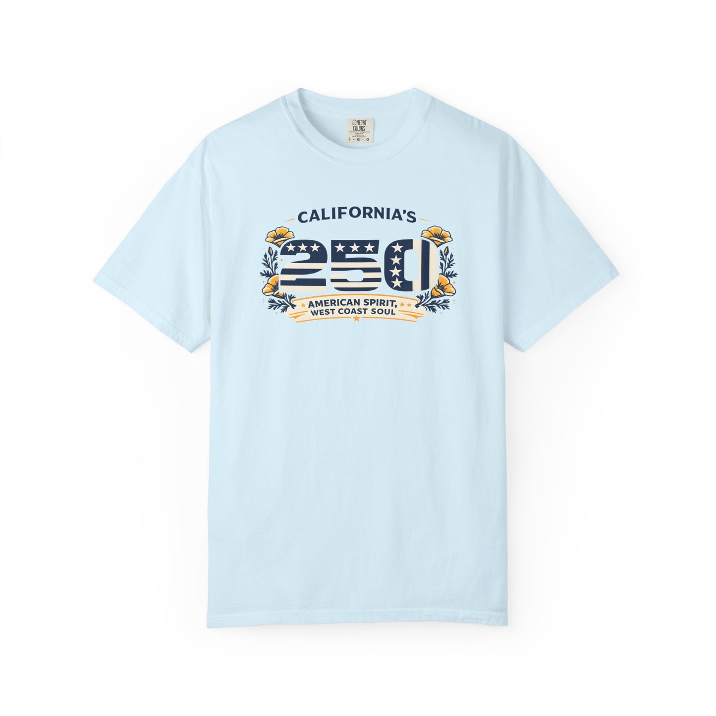 California 250 Retro Flag Graphic T-Shirt | West Coast Spirit