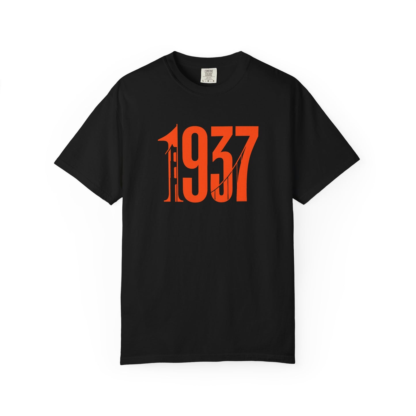 1937 Golden Gate Bridge T-Shirt | Vintage San Francisco Landmark Hommage | SF Bay Area History Gift | California Engineering Icon Pride Tee