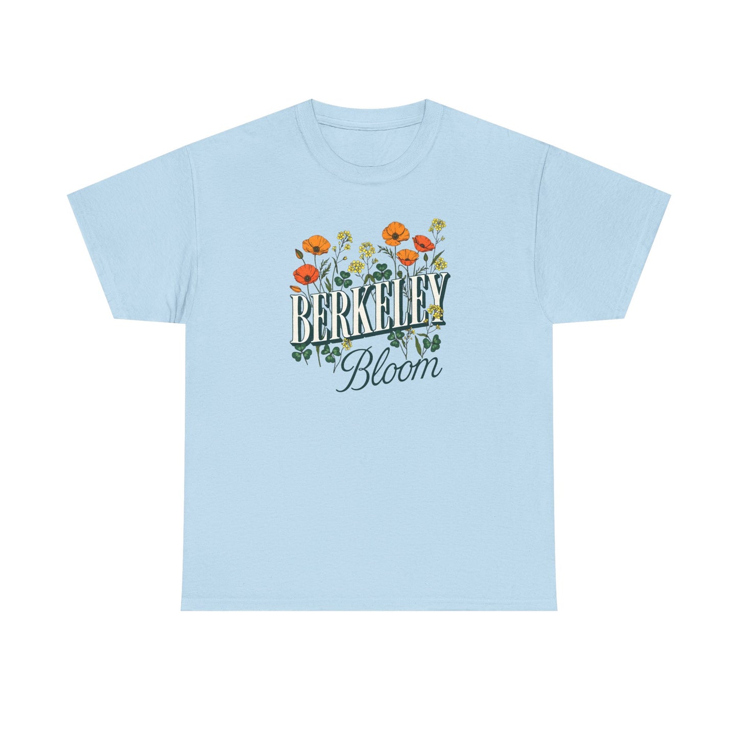 Berkeley Bloom Floral Tee — 'Berkeley Bloom' Vintage Botanical T-Shirt