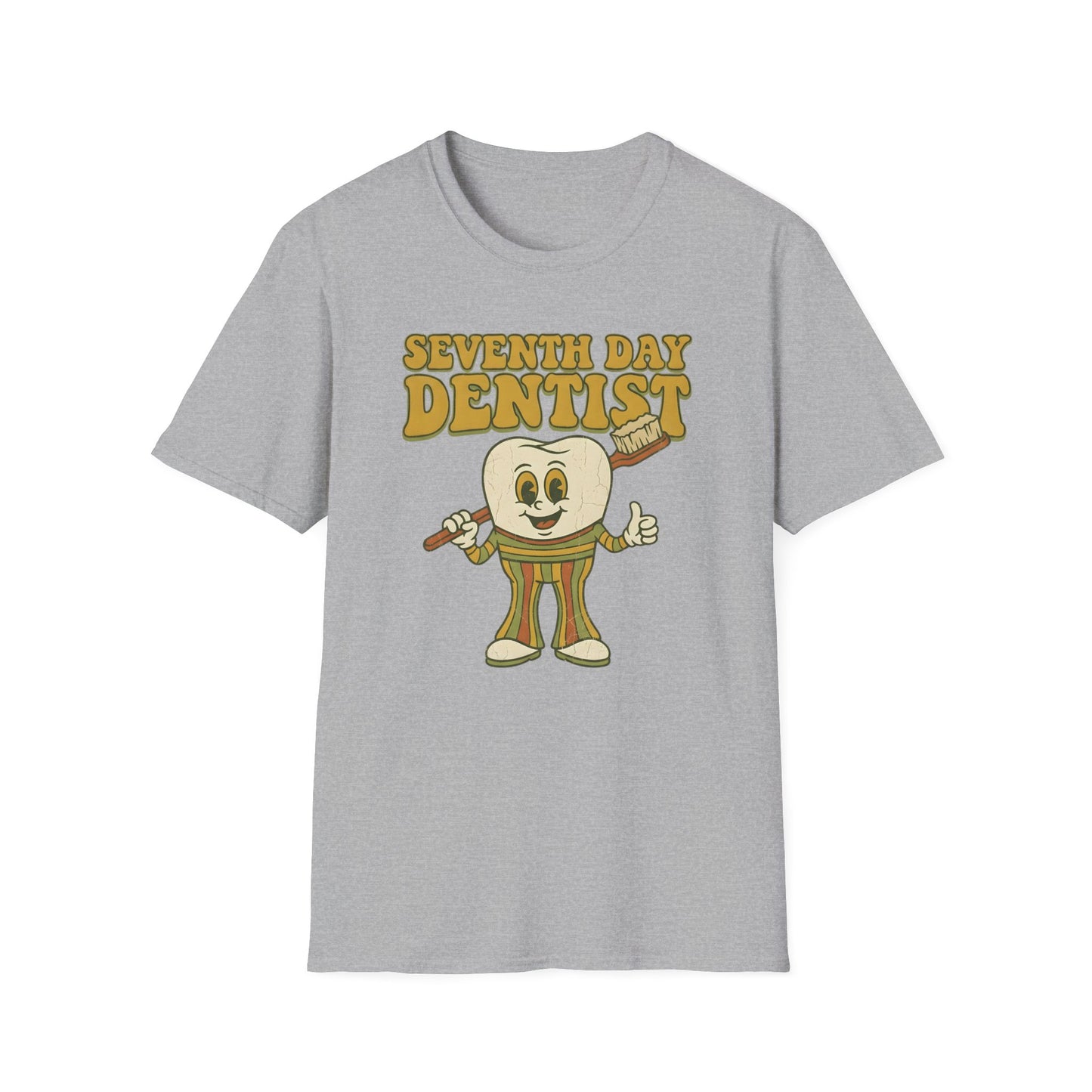 Thou Shall Flosst Seventh Day Dentist T-Shirt | Dental Humor, Tooth Design