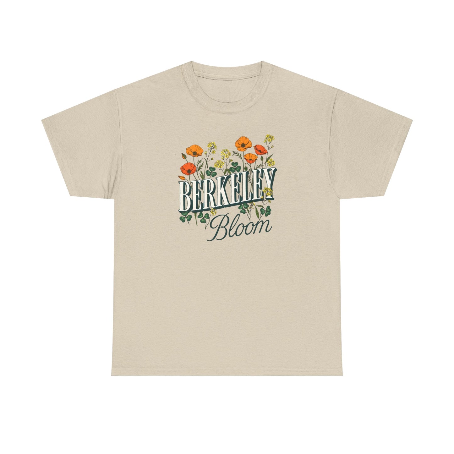 Berkeley Bloom Floral Tee — 'Berkeley Bloom' Vintage Botanical T-Shirt