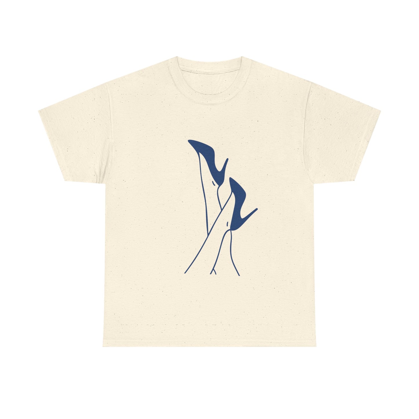 High Heels Silhouette Tee — Minimalist Fashion Graphic Shirt