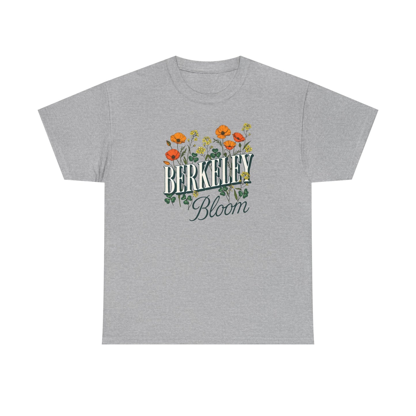 Berkeley Bloom Floral Tee — 'Berkeley Bloom' Vintage Botanical T-Shirt