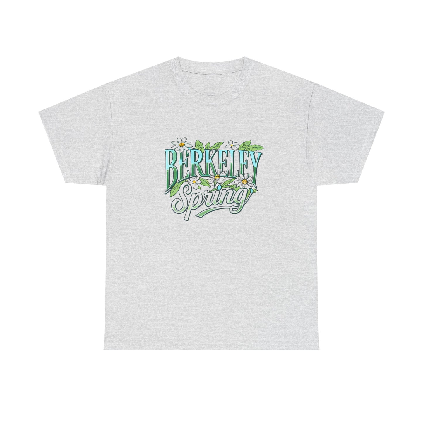 Berkeley California T-Shirt | Retro Spring Floral Script Tee | Bay Area College Town Gift | UC Berkeley Alumni Student Local Pride Shirt