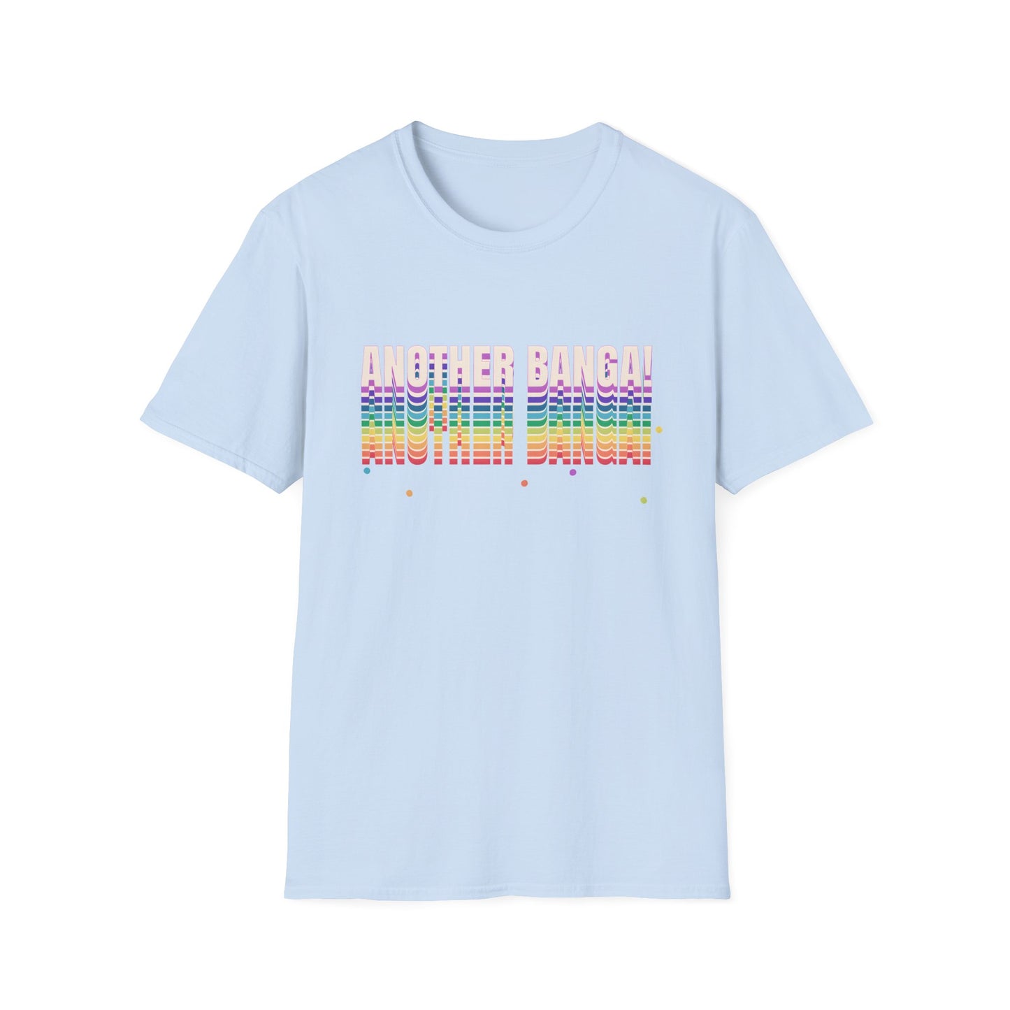 Another Banga! T-Shirt | Retro Script Hip Hop Slang Music Tee | Gift for Music Lover Gen Z Trendsetter | Statement Pop Culture Shirt