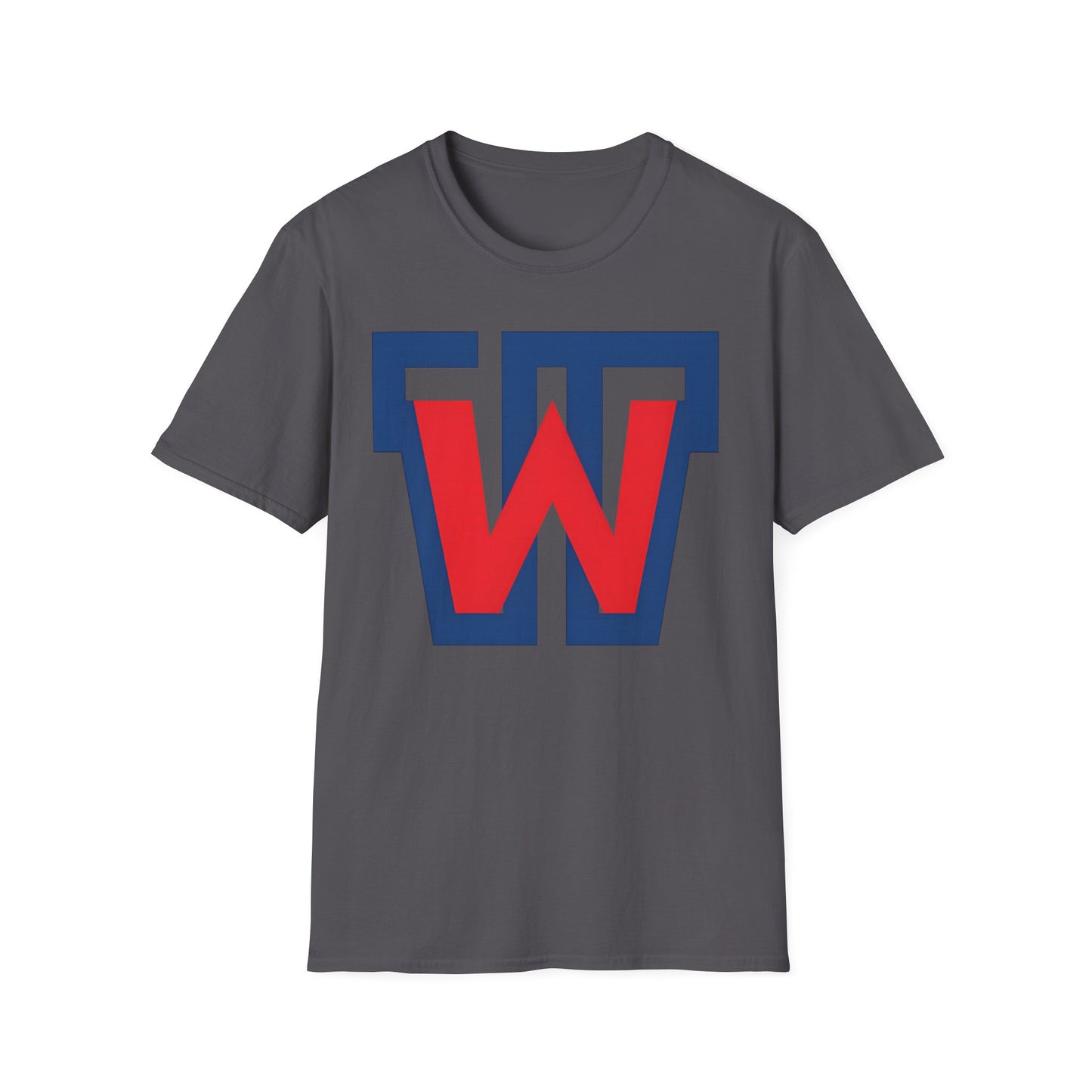 Victory 'W' Graphic T-Shirt — Retro Red & Navy Letterman Logo