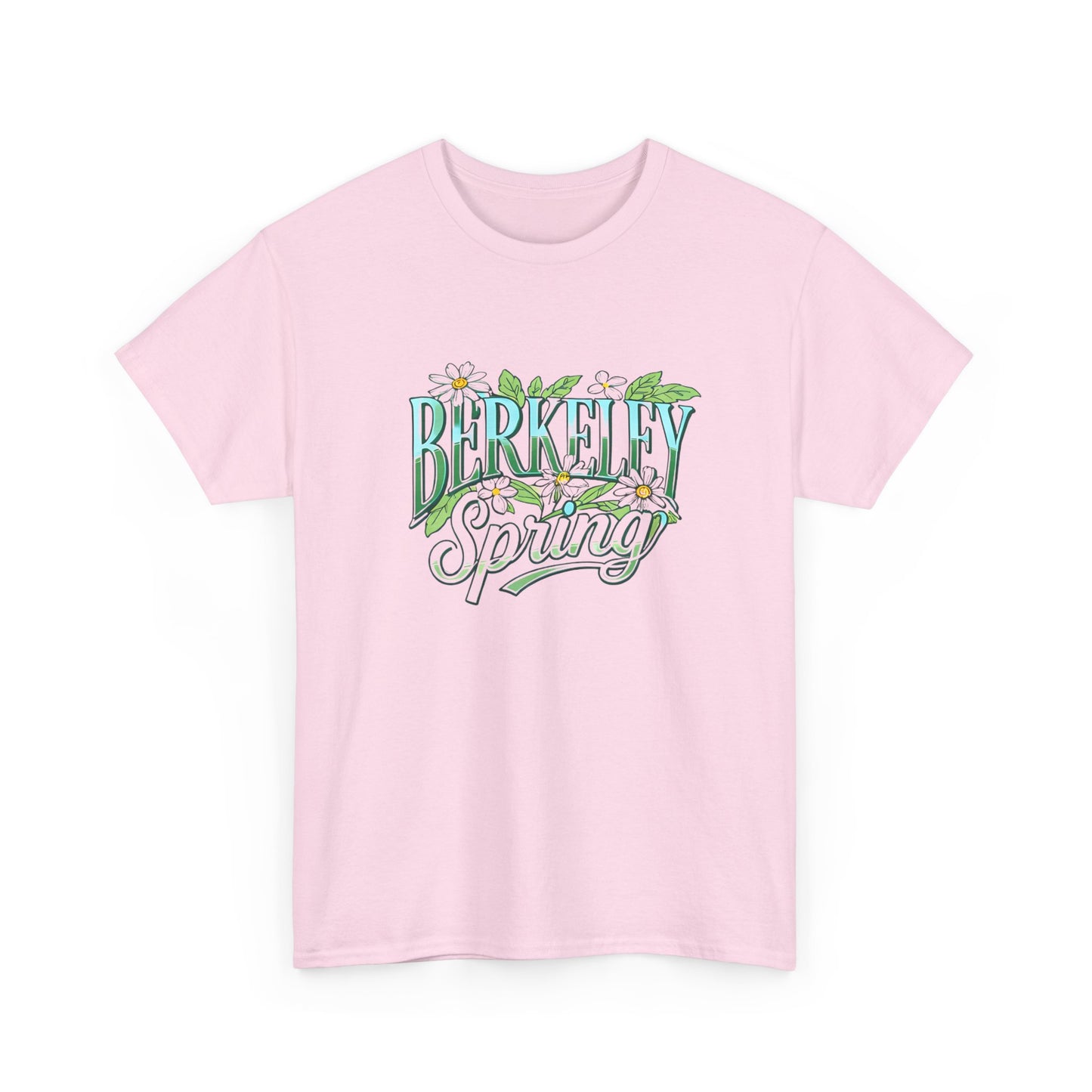 Berkeley California T-Shirt | Retro Spring Floral Script Tee | Bay Area College Town Gift | UC Berkeley Alumni Student Local Pride Shirt