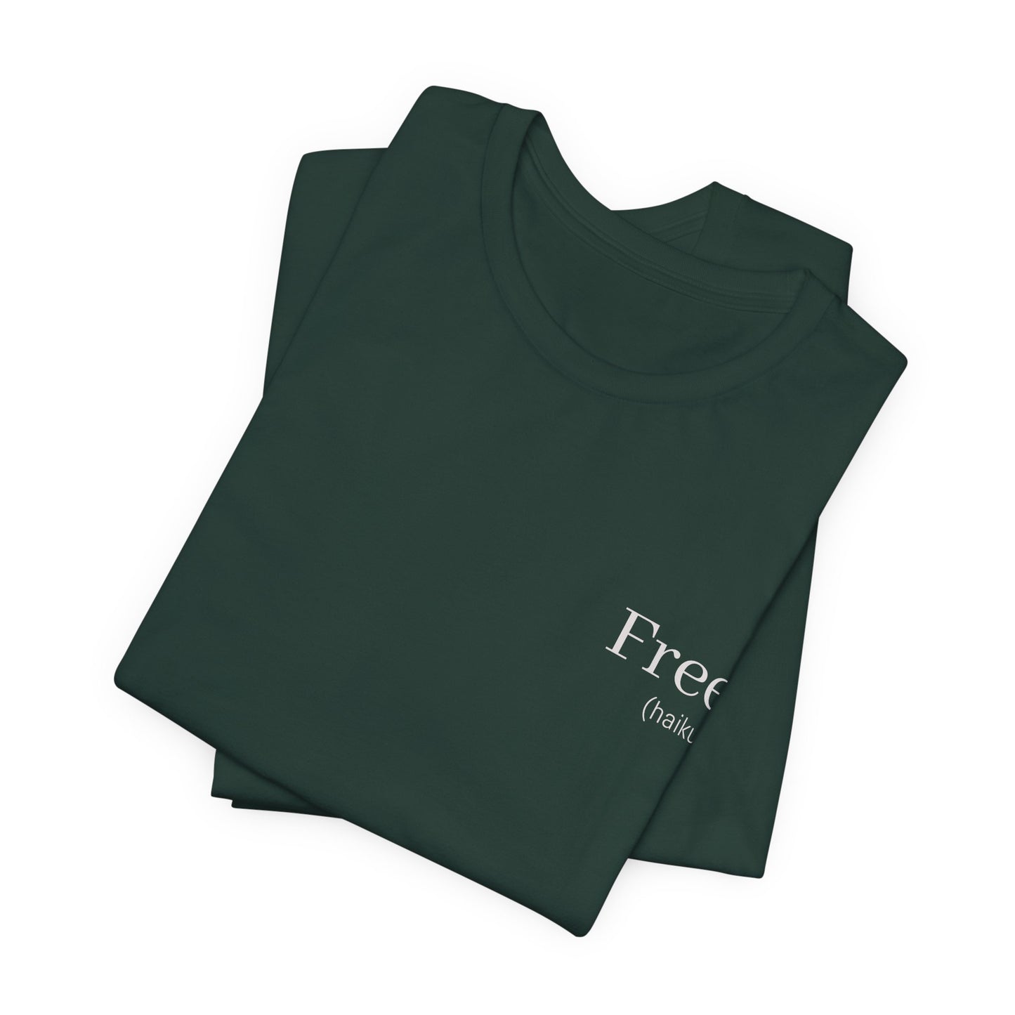 Free — Minimalist Text Tee