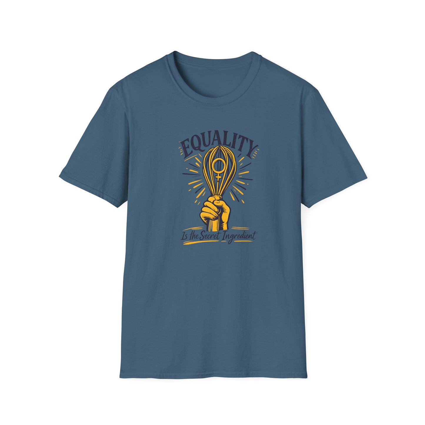 Equality Whisk T-Shirt — "Equality is the Secret Ingredient" Chef-Inspired Tee