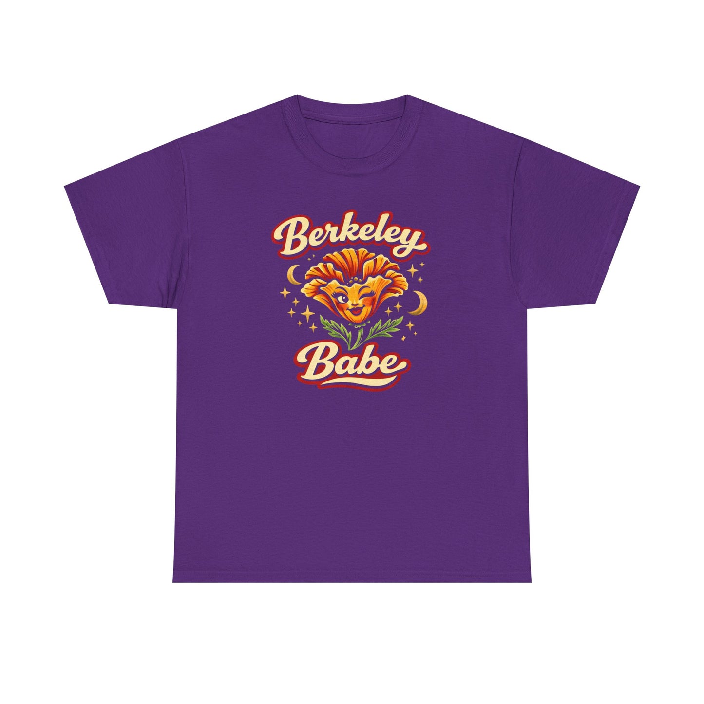 Berkeley Babe T-Shirt — Retro Floral Sunflower Graphic Tee