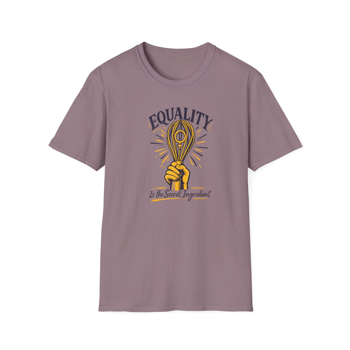 Equality Whisk T-Shirt — "Equality is the Secret Ingredient" Chef-Inspired Tee