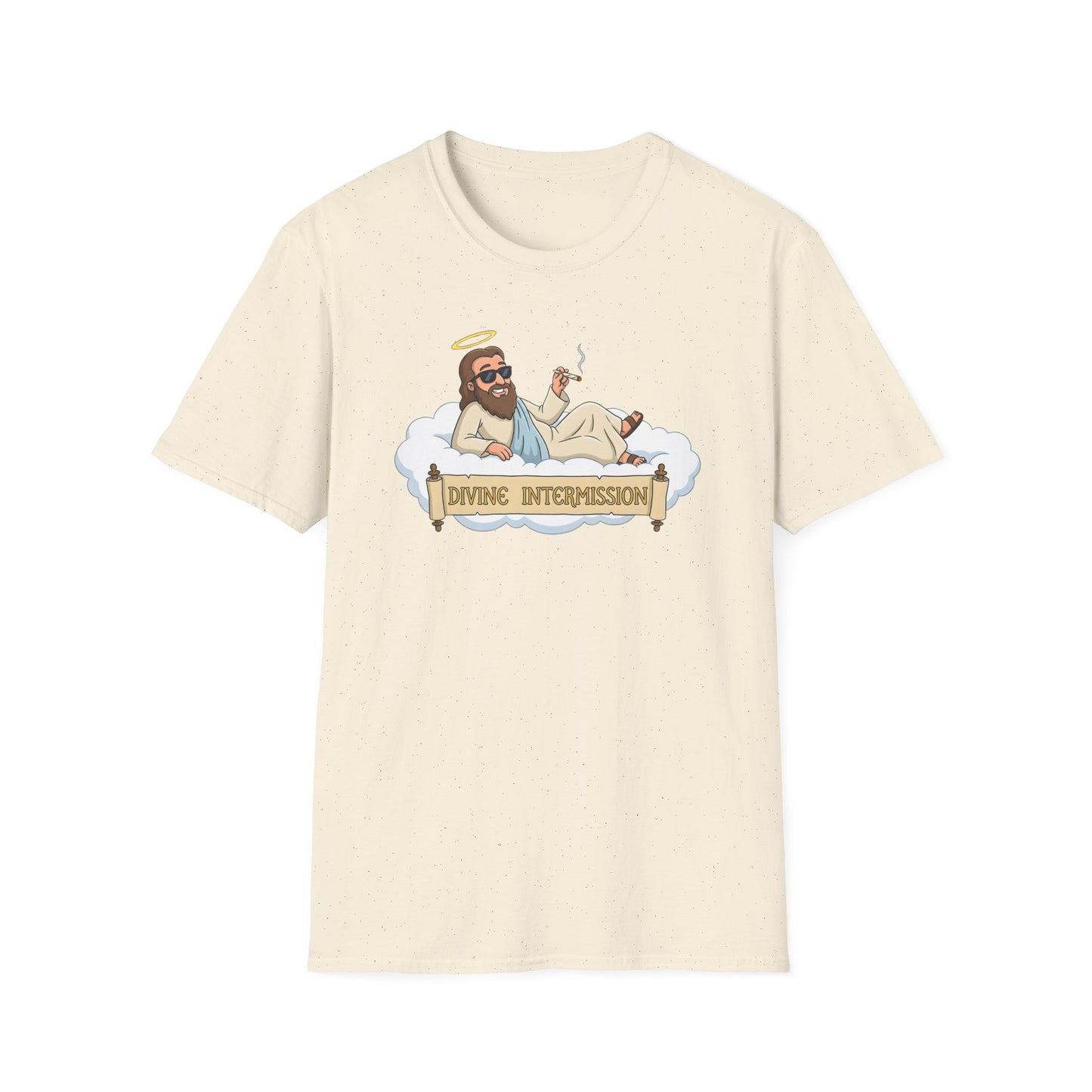 T-Shirt — "Divine Intermission" Relaxed Jesus Graphic Tee
