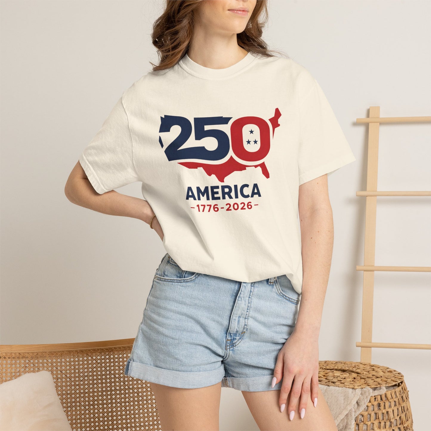 250 America 1776-2026 T-shirt | US Map Centennial Anniversary