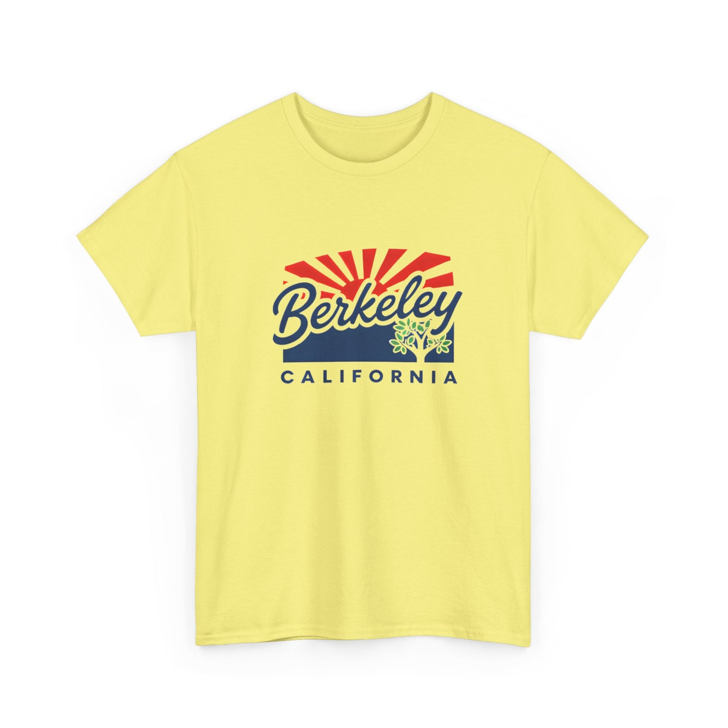 Berkeley California Retro Sunrise T-Shirt | 70s Vintage Script Tee | Bay Area Sunset Vibes Gift | UC Berkeley Alumni Student Local Pride