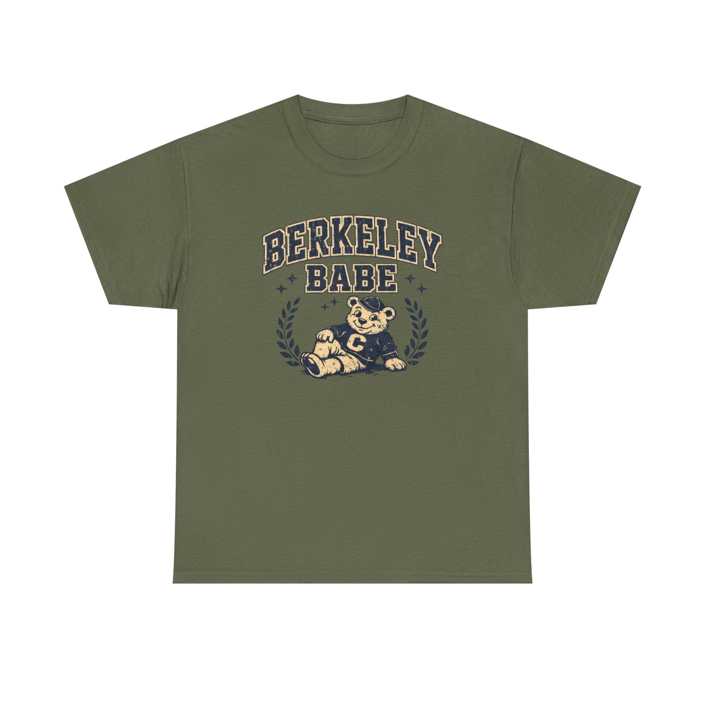 Berkeley Babe Tee — Vintage Campus Bear Graphic T‑Shirt