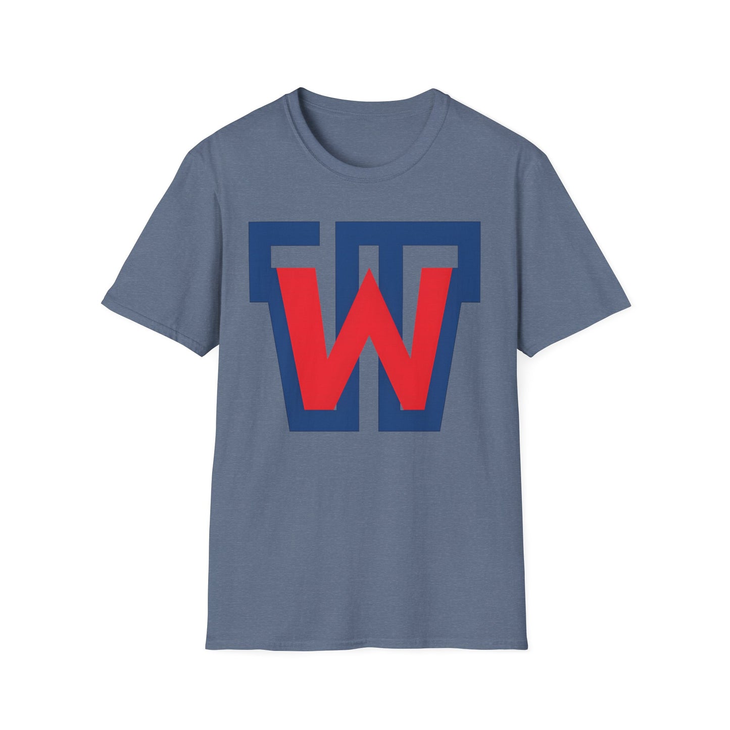 Victory 'W' Graphic T-Shirt — Retro Red & Navy Letterman Logo
