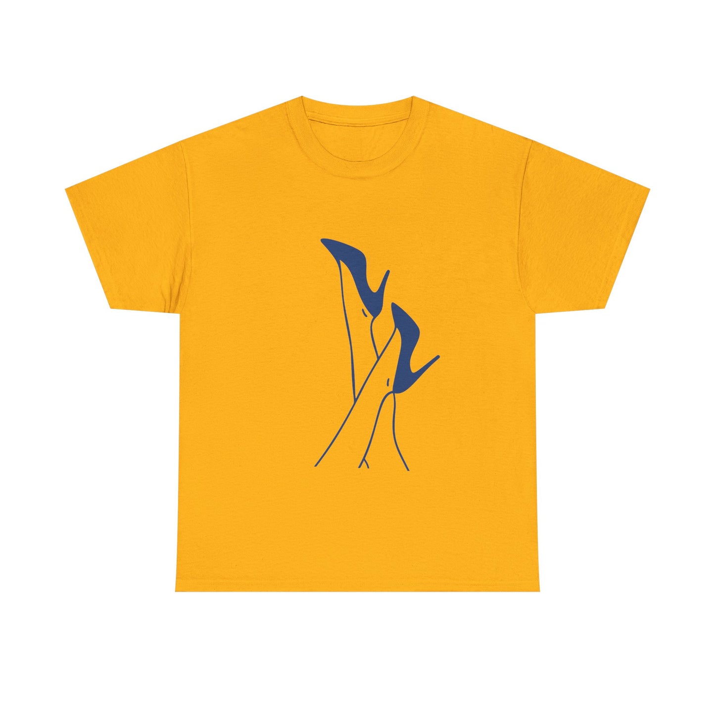 High Heels Silhouette Tee — Minimalist Fashion Graphic Shirt