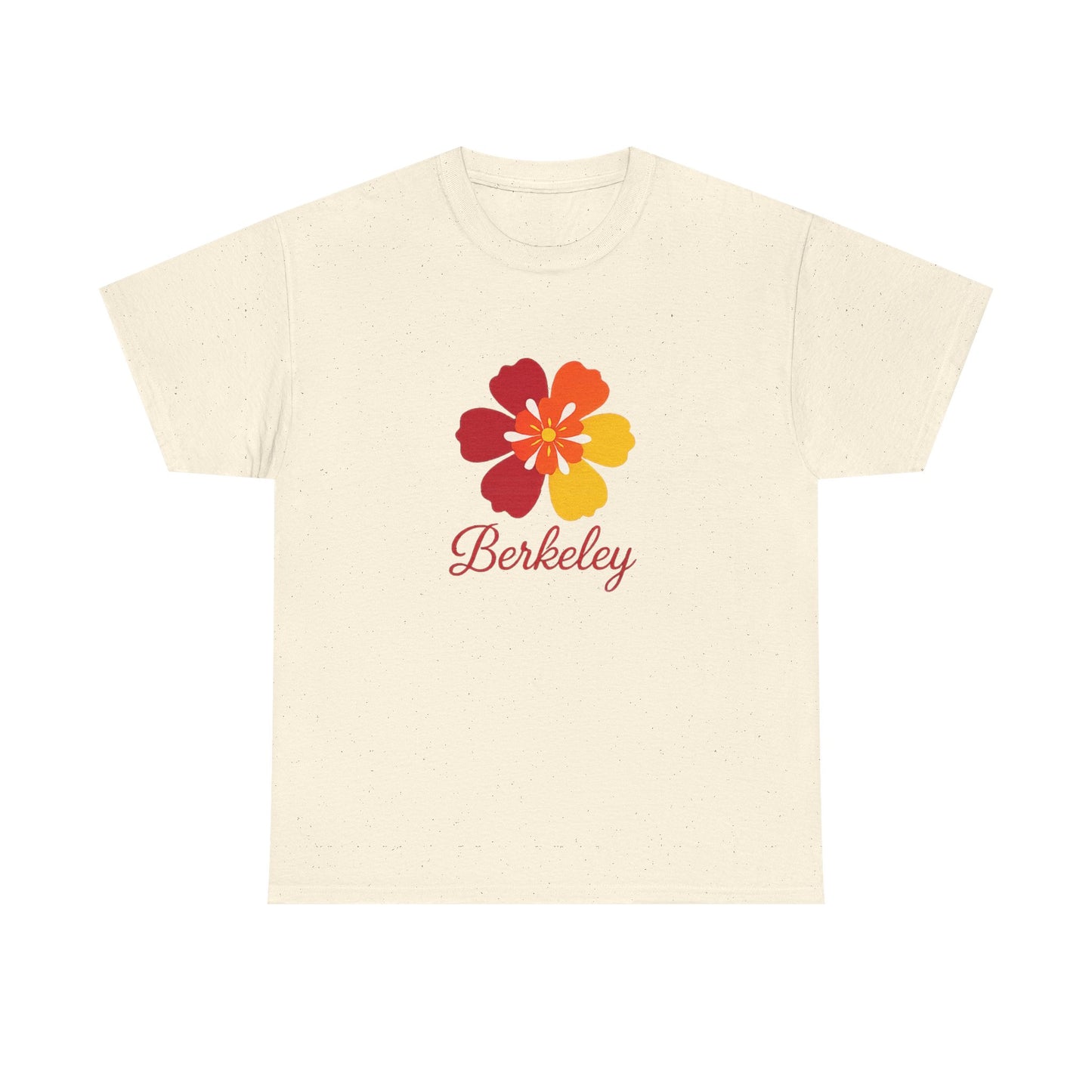 Berkeley California T-Shirt | Retro Spring Floral Script Tee | Bay Area College Town Gift | UC Berkeley Alumni Student Local Pride Shirt