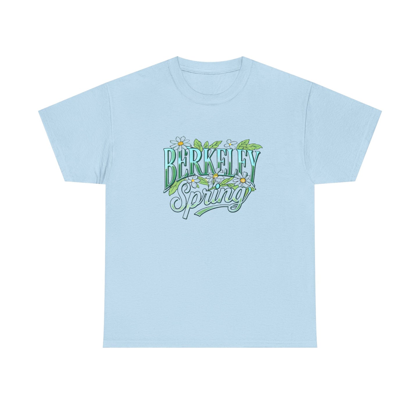 Berkeley California T-Shirt | Retro Spring Floral Script Tee | Bay Area College Town Gift | UC Berkeley Alumni Student Local Pride Shirt
