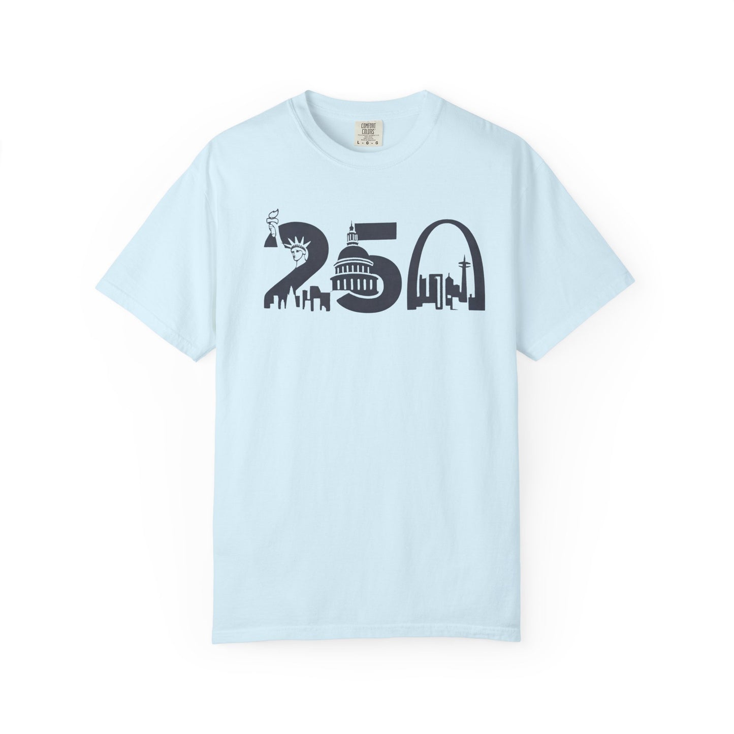 USA 250th Anniversary skyline Liberty design T-Shirt | Independence celebration