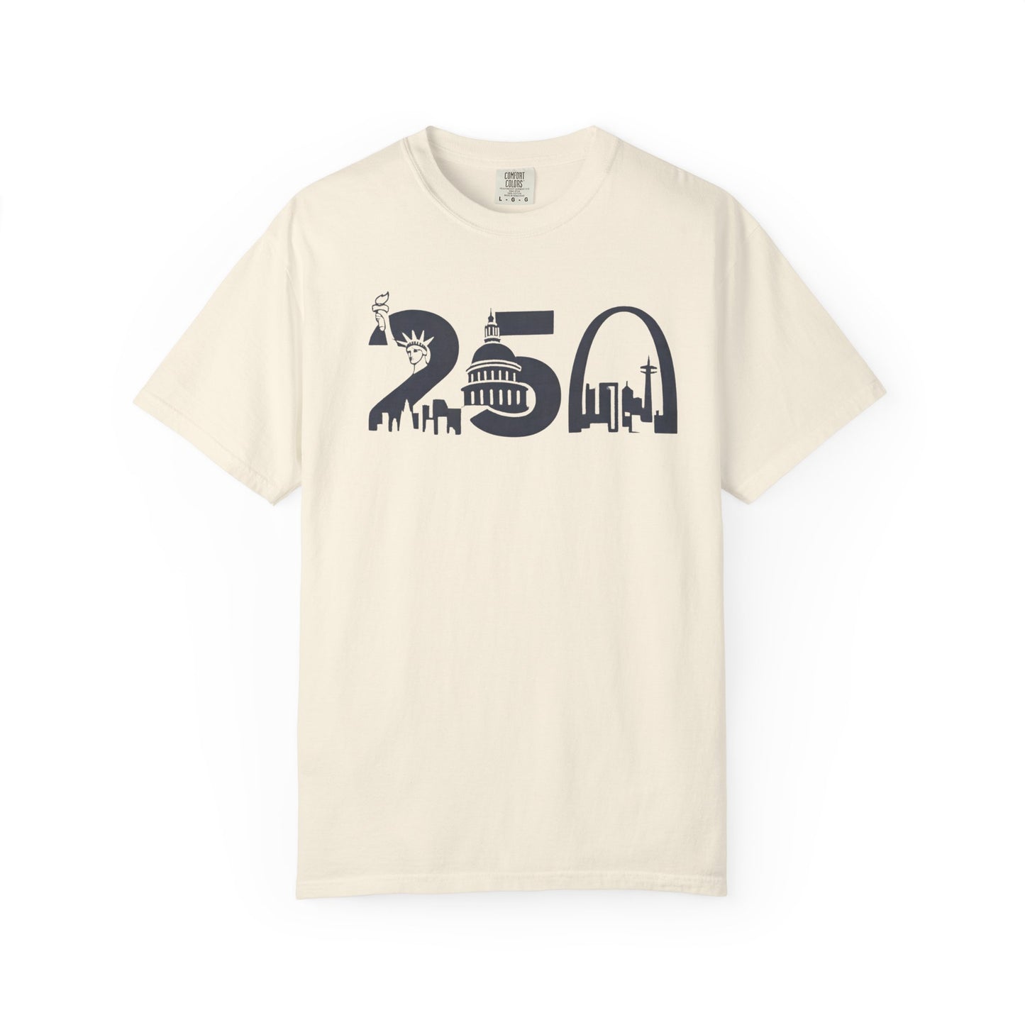 USA 250th Anniversary skyline Liberty design T-Shirt | Independence celebration